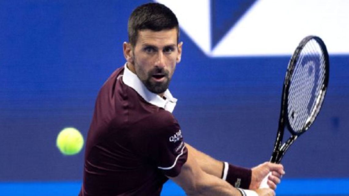 Djokovic volvió al polvo chino después de 85 días y lo hizo a lo Nole: sin ceder sets y con la mira en el título