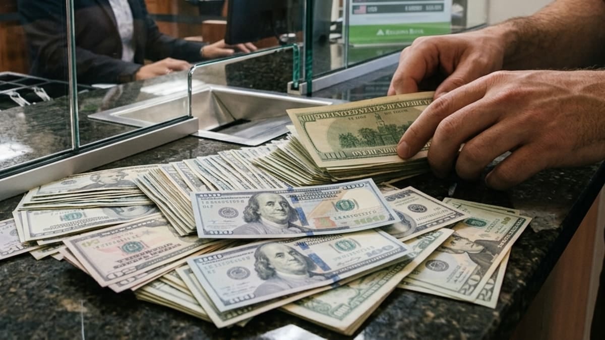 Cotizaciones del cierre del lunes: el oficial se vendió a 1540 pesos y el blue a 1545 en la antesala de la rueda del martes