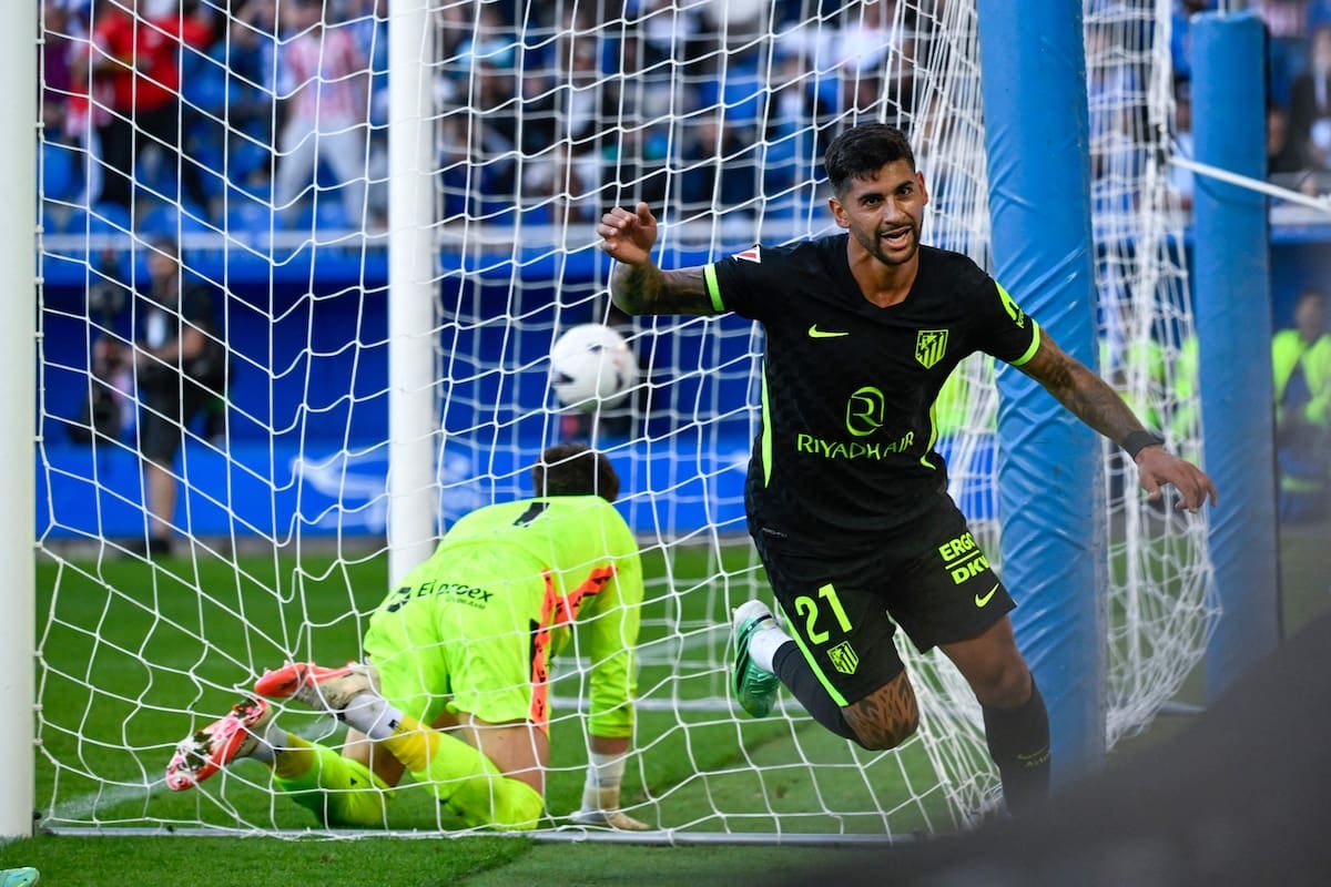 Cuti Romero apareció en el área y le regaló al Atleti un triunfo que se le escapaba en Vitoria