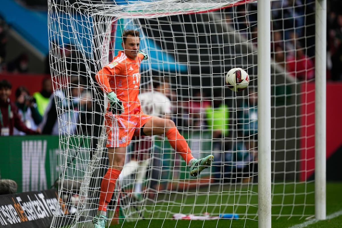 Cinco segundos, dos bloopers y un punto que se escapa: el Bayern de Neuer volvió a tropezar