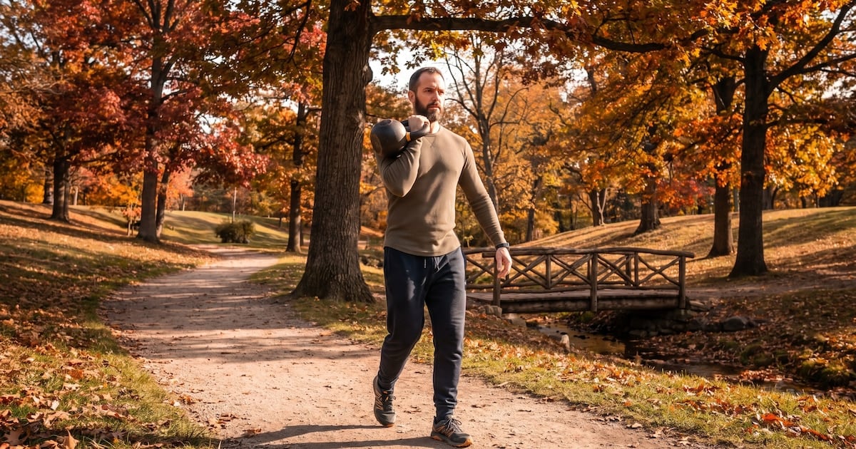 Caminar y levantar pesas a la vez: la rutina de cinco movimientos que propone una entrenadora para no aburrirse en la vereda