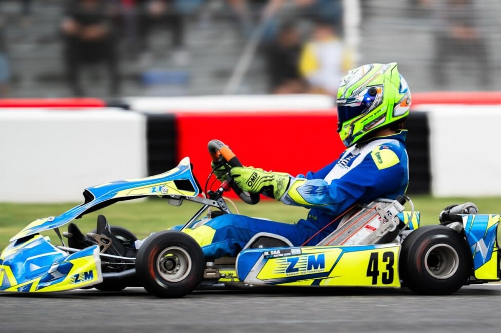 El Rayito Saa cerró su Mundial de Karting en Viterbo con la frente alta