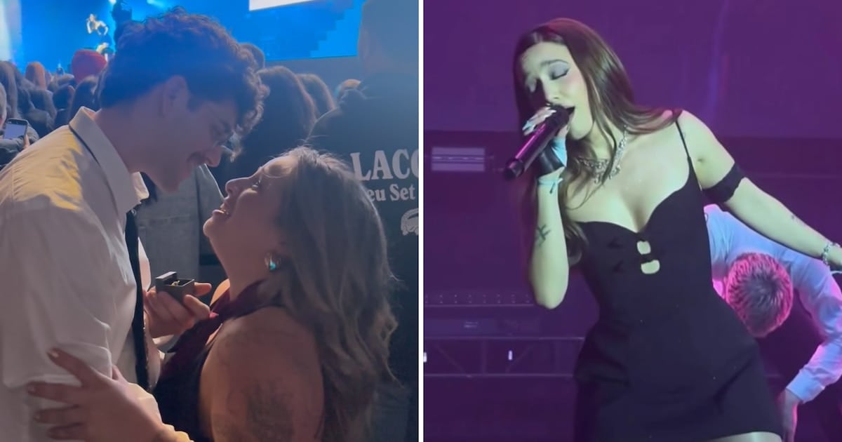 Una propuesta de casamiento en plena platea convirtió el cierre de gira de Ángela Torres en un hecho que trasciende el escenario