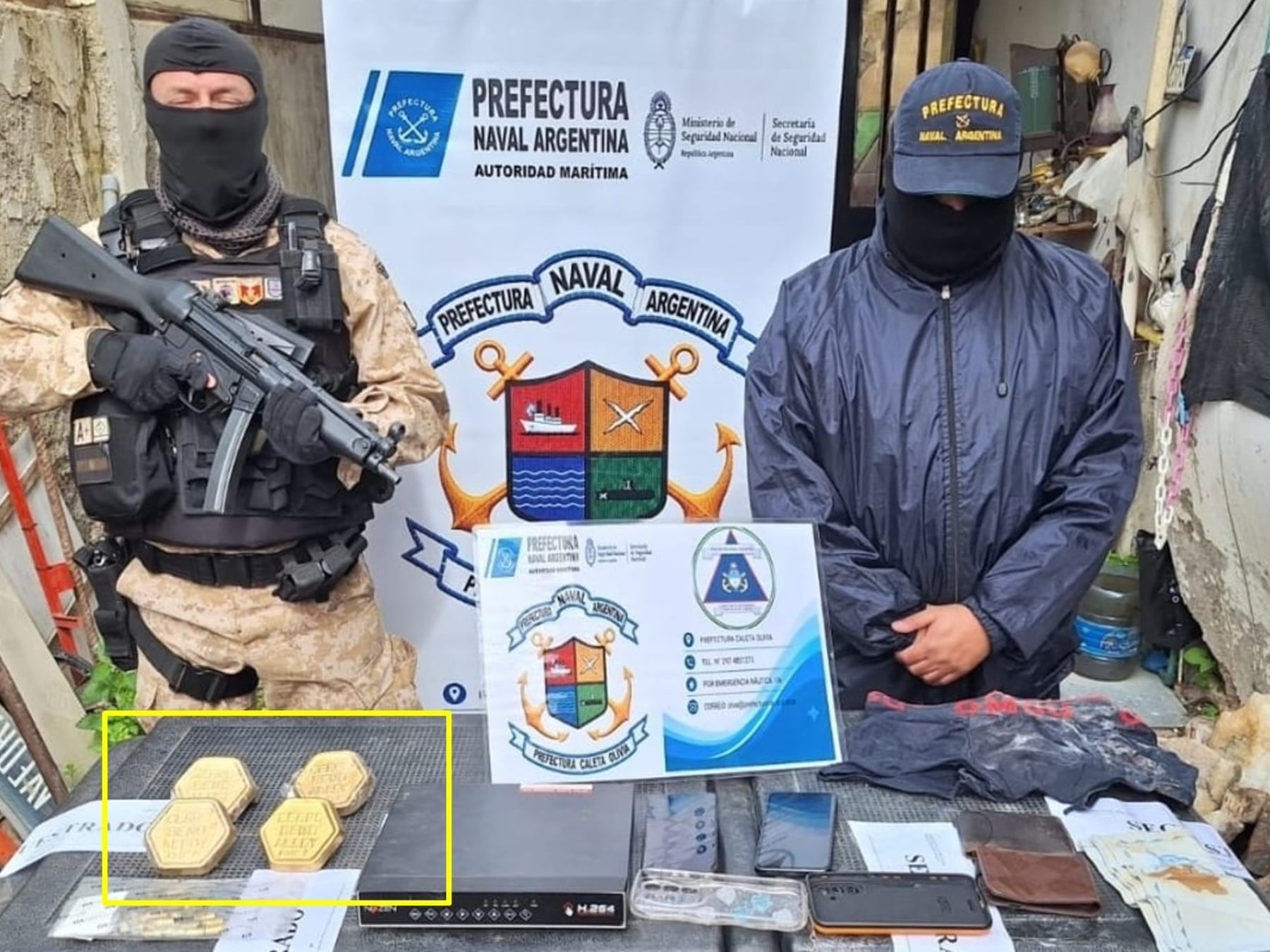 Caleta Olivia: pericias confirman que las supuestas piezas de oro eran una aleación usada en radioterapia