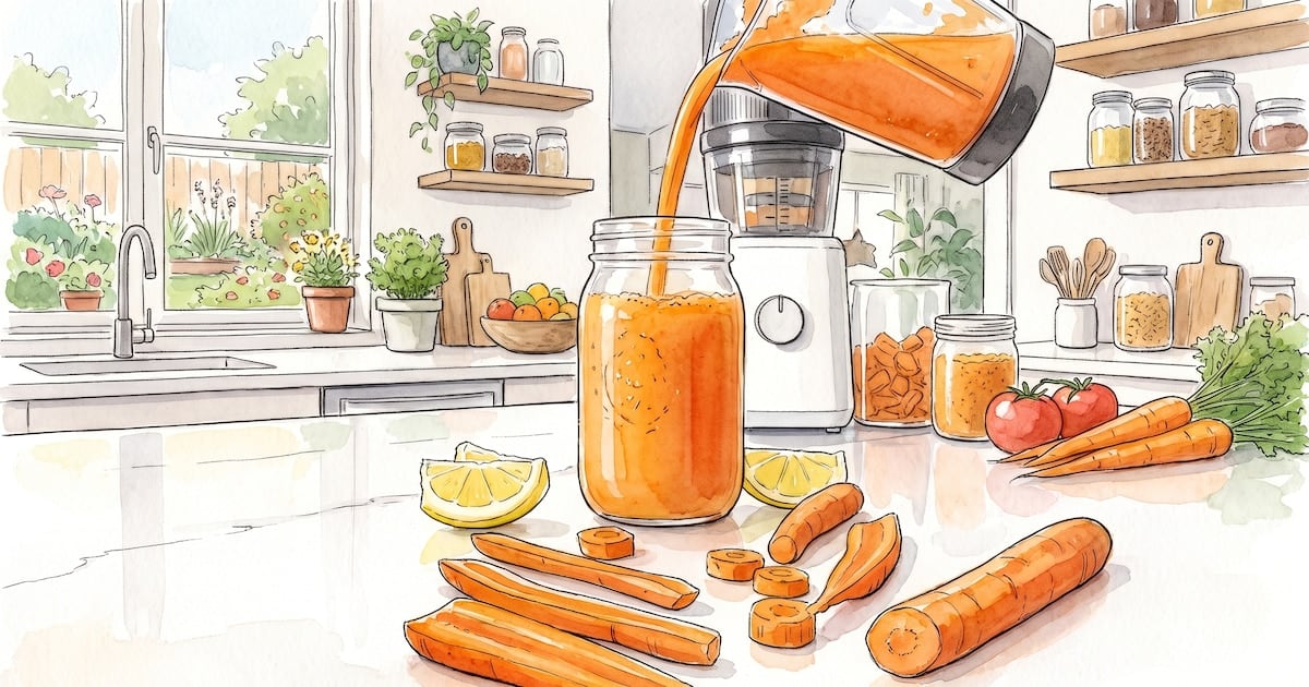 Jugo de zanahoria, sí, pero con los ojos abiertos: lo que se gana y lo que se pierde al exprimirla