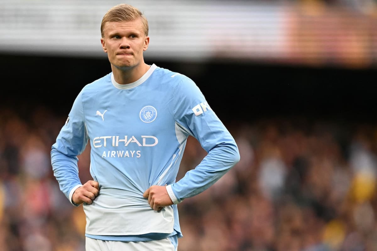 El City sigue imparable pero se le complica la semana: Haaland se fue caminando y con cara larga