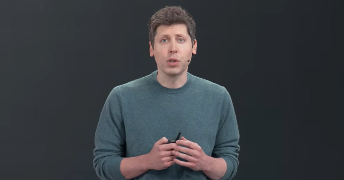 Altman puso tres cartas sobre la mesa para frenar la carrera de la inteligencia artificial